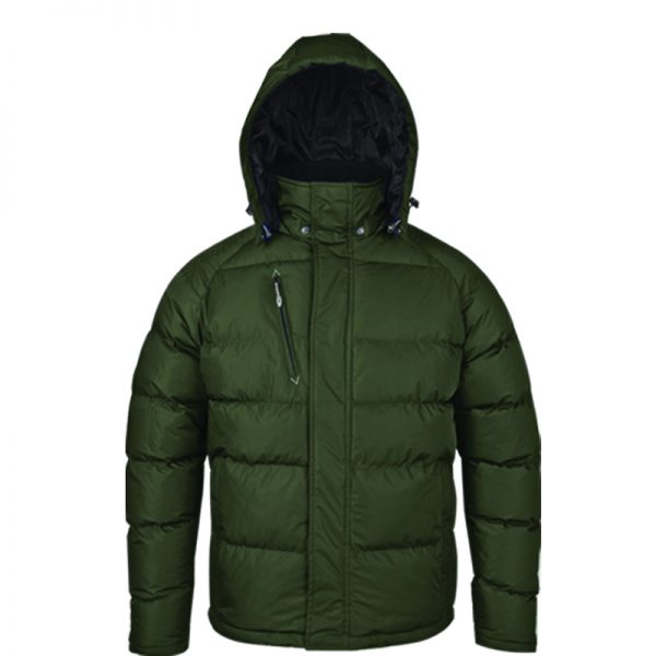 Men's Down Jacket With Detachable Hood - Image 3