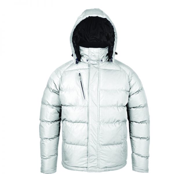 Men's Down Jacket With Detachable Hood - Image 4