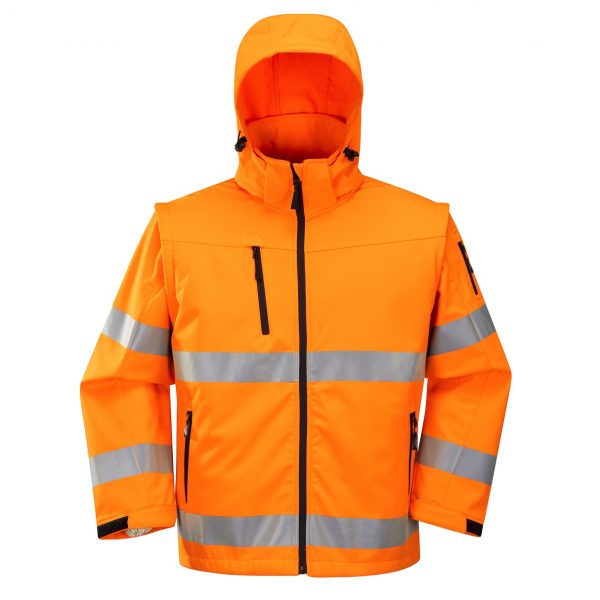 High Visibility Workwear With Detachable Sleeves - Image 2